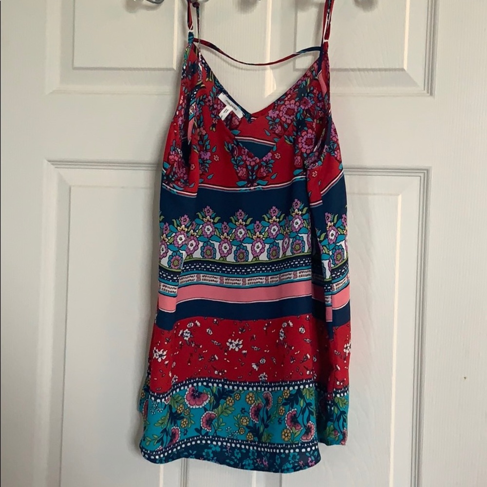 Spaghetti strap tank top